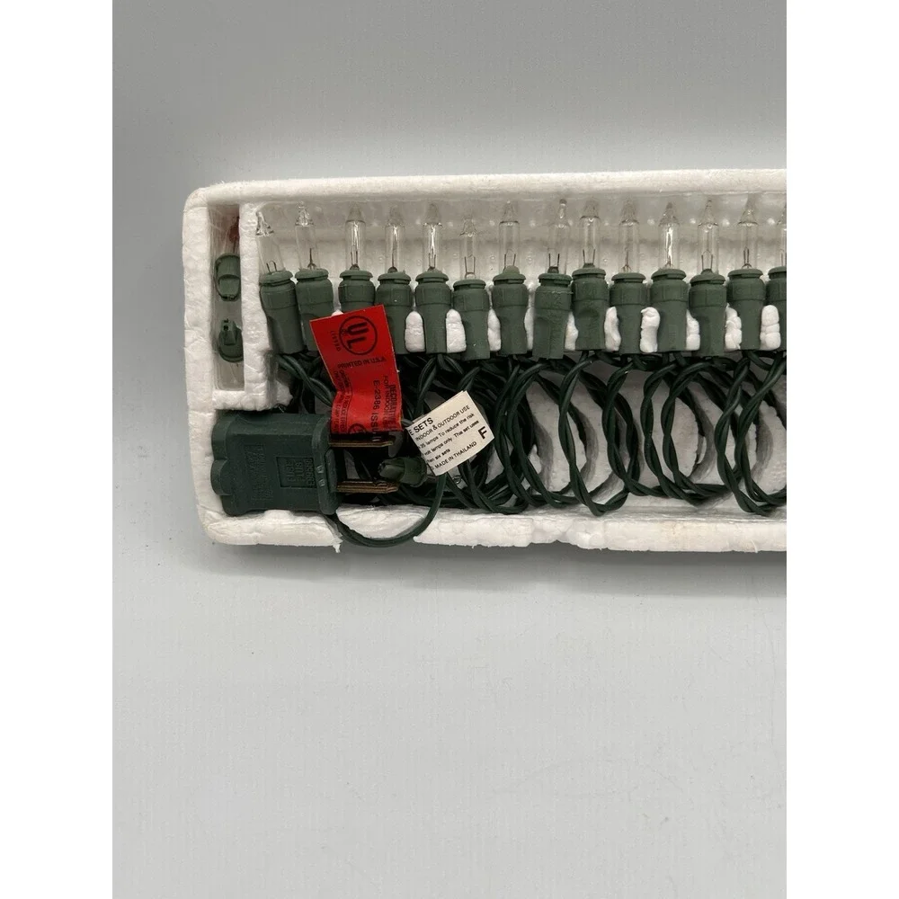 Vintage Jingle Bell Alberto‎ 35 Light Miniature Set Christmas Lights